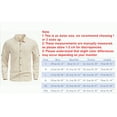 thumbnail image 3 of Ccpelsie Button Up Long Sleeve Shirts for Men Big and Tall Lightweight Mens Dress Solid Color Shirts(A01-Khaki,L), 3 of 9
