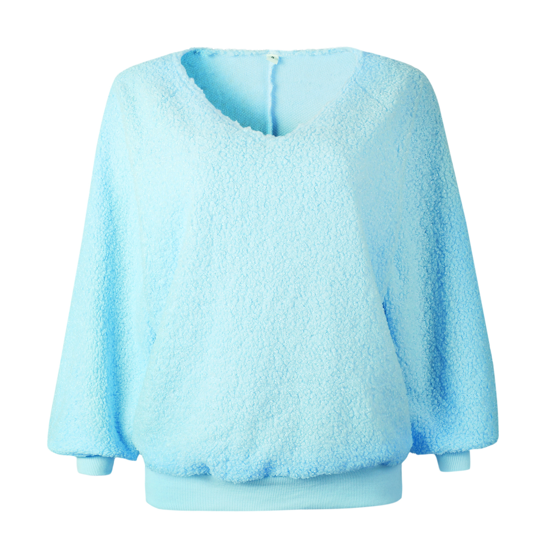 Womens Off the Shoulder Fluffy Chunky 