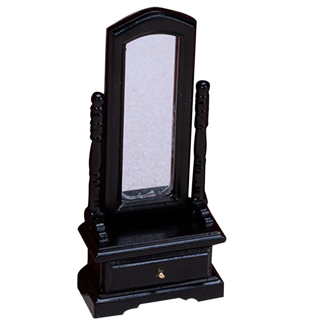 HINTRMENT Miniature Bedroom Furniture 1Set Mini Dressing Table For Home Decoration 5.8x2.6x13.4in