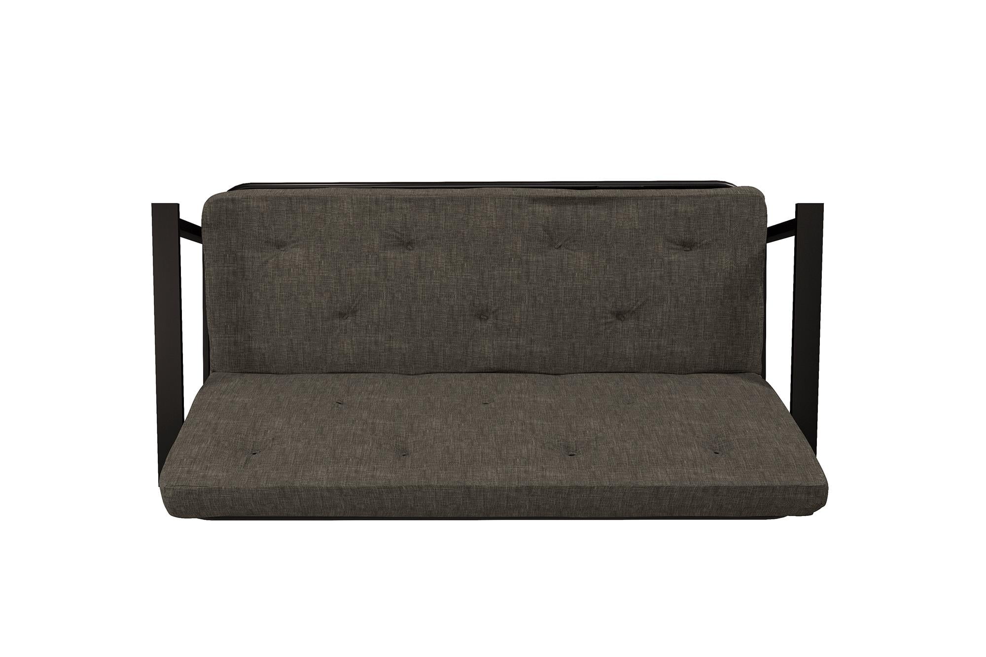 Dhp Bergen Espresso Wood Arm Futon With 6 Coil Mattress Multiple Dhp Bergen Espresso Wood Arm Futon With 6 Coil Mattress Multiple Colors Com
