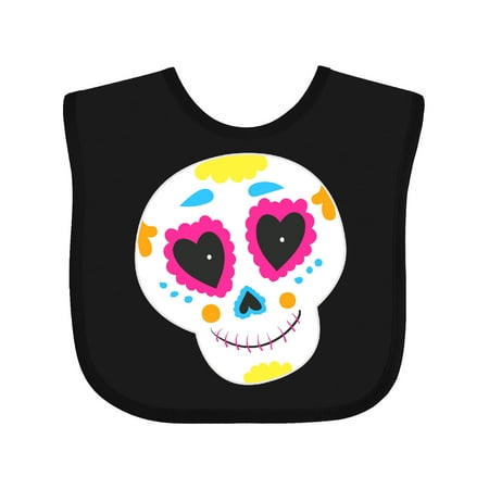 

Inktastic Decorated Skull Gift Baby Boy or Baby Girl Bib