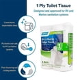 thumbnail image 2 of Camco Toilet Tissue 40276 TST; 1 Ply; 4 Roll Pack; 280 Sheets Per Roll, 2 of 5