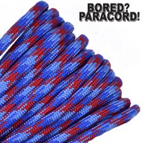 Bored Paracord Brand 550 lb Type III Paracord - Baby Jack 50 Feet