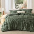 thumbnail image 1 of Funda nórdica Bedsure tamaño king, estilo boho, verde oliva, set, 1 of 9
