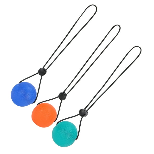 Pelota de entrenamiento de muñeca, 3 piezas para aliviar el estrés, agarre, pelota de ejercicio de mano, pelota de ejercicio de muñeca, rendimiento de primer nivel