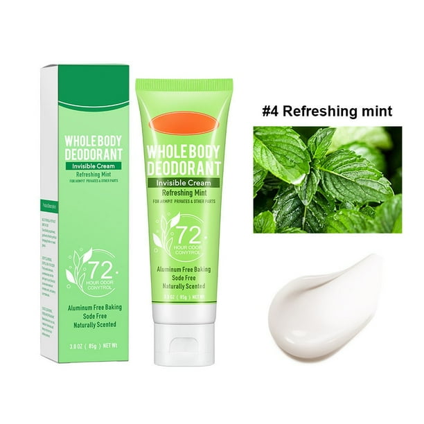 Fiudx Desodorante En Barra, Gel Aroma Fresco para Axilas, Crema Desodorante Nostain, Control de Olores de Larga Duración, Solución Diaria para El Sudor, para Hombres y Mujeres, 85 G, Ideal para Viaje