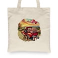 thumbnail image 2 of Be My Valentine's Mastiff Truck Full of Love Flower Balloon Canvas Tote Bag Mastiffs Dog Lover Gifts Idea Reusable Shopping Grocery Bag - 02029, 2 of 5