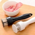 thumbnail image 2 of Professional Stainless Steel Meat Tenderizer Tool - Meat Loosening Needle, Pork Skin Piercer & Beef Tendon Fork for Steak, Chicken, Roast (Multi-Purpose)", 2 of 8