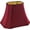Burgundy, variant on Square Cut Corner Lamp shade Set of 1 Medium,8" x 14" x 11" Spider Yellow-Cream Lamp Shades for Table Lamps, Floor Lamps, Fabric Modern Lampshade for Bedroom Decor,Replac Easy Assembly (Single)