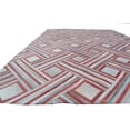 thumbnail image 4 of Exquisite Rugs Natural Hide Red/Multi Leather Hide Hand-Tufted Area Rug, 4 of 5