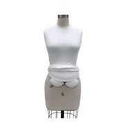 Size 8 Adult Female Full Body Professional Linen Tailoring Dress Form Mannequin with Adjustable Base and Padding Kit
