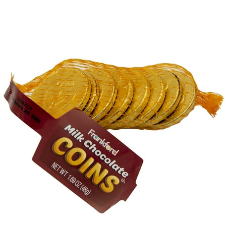 Frankford Milk Chocolate Gold Coins, 1.69 Oz.