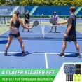 thumbnail image 7 of GoSports Pickleball Set with 4 Paddles, 4 Regulation Pickleballs and Carry Case - Steel Blue, 7 of 7