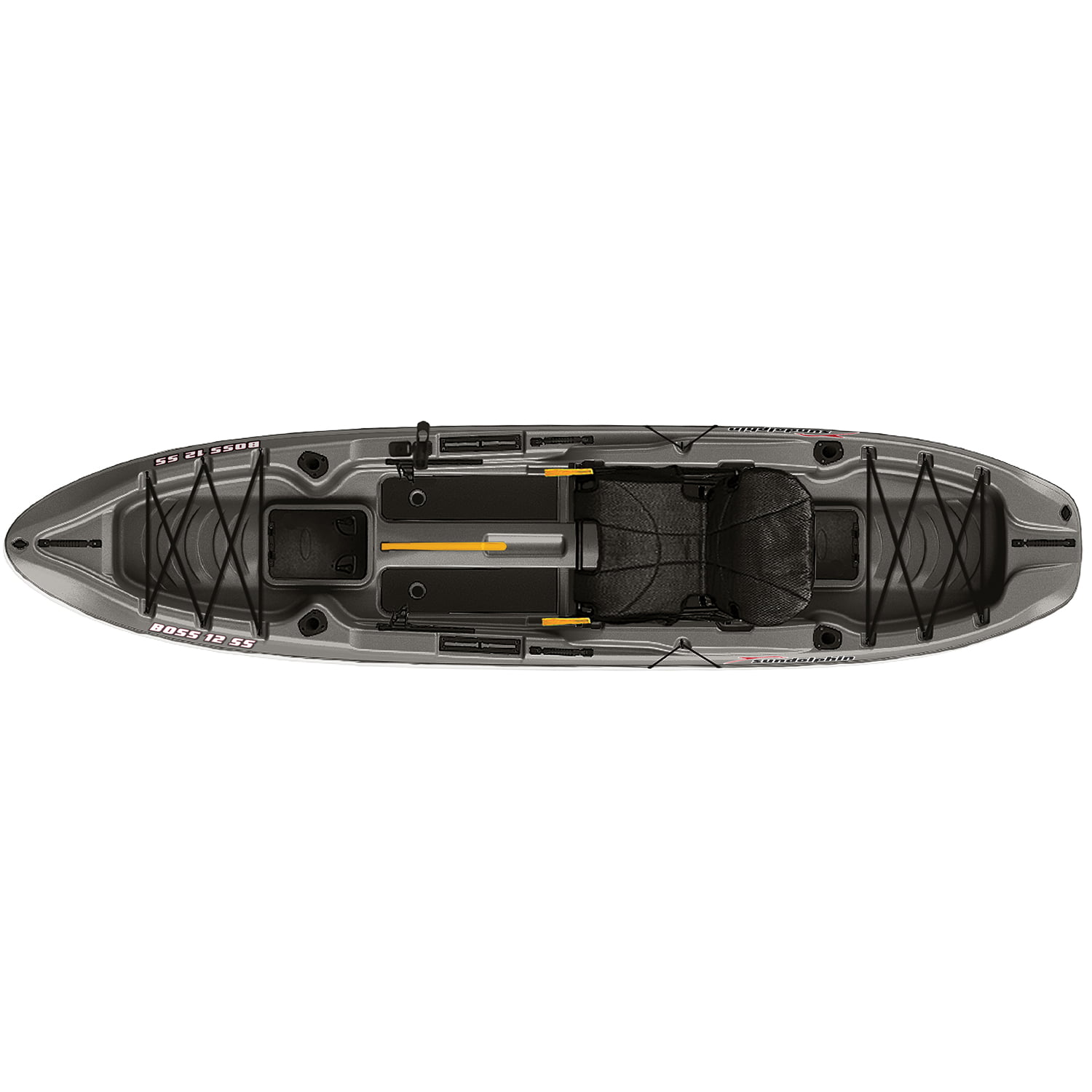 Sun Dolphin Evoke Algonquin Kayak, 12-ft, Fishing/General Use, 1-Person,  Black