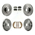 thumbnail image 1 of Transit Auto Front Rear Disc Brake Rotors Semi-Metallic Pads and Drum Kit for Car Toyota Corolla K8S-103439, 1 of 11