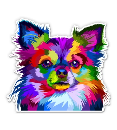 CHIHUAHUA Love Funny Vinyl Decal Sticker Car Window laptop tablet netbook 9" 