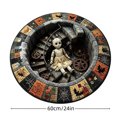 thumbnail image 6 of Halloween Rug,Spooky Broken Doll Pattern 3D Illusion Quilted Round Mat,Durable Non-Slip Doormat for Home Decor and Entryway,Living Room,24", 6 of 6