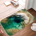 thumbnail image 2 of 1pc Deep Well in Clear Water Absorbent Non-Slip Bathroom Thickened Flannel Rug Decor,Soft,Quick Drying,Suitable For Indoor/outdoor Use,Bathrooms,Bedrooms,Kitchens,Terrace,Laundry Rooms,16"x24", 2 of 9