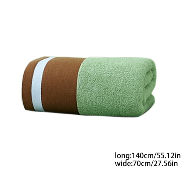 Fesfesfes Cotton Bath Towel 28x55 Inch Absorbent Fast Drying Lightweight Toweling for Training Use and Post Workout Recovery