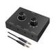 thumbnail image 1 of Conmutador de audio de 3,5 mm con cable de audio de 3,5 mm Liviano Salida Durable para PC, 1 of 9