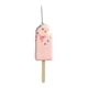thumbnail image 3 of Adornos colgantes para árbol de Navidad. Preciosos adornos colgantes para árbol de Navidad. Helado de palito rosa, 3 of 9