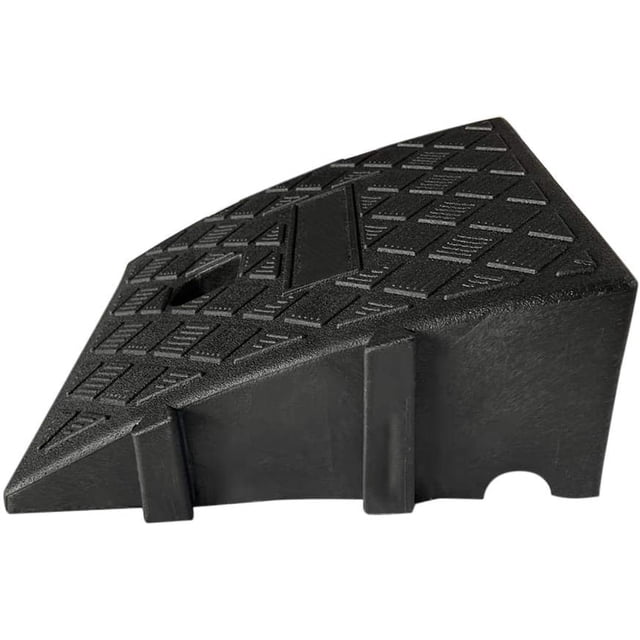 Plastic Curb Ramps Car Threshold Ramp for Driveways, Sidewalks Steps Wheelchairs Strollers Motorcycle 25*27*7cm