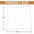 thumbnail image 2 of AUQ 4Pcs Decorative Pillow Covers Piped Edging Pillow Covers 16X16 Comfortable & Breathable Throw Pillow Cover Style5, 2 of 7