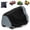 Black+Gray, variant on ASTRAEA Riding Lawn Mower Cover, Heavy Duty 420D Waterproof Lawn Tractor Cover UV Protection with Storage Bag Fits Decks up to 54", Black