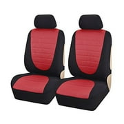 G & F 8 Piece Front Seat Covers Fit Most Car SUV Truck Jeep with Seat-Belt Pad Protector Covers