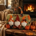 thumbnail image 6 of Large Capacity Quilted Dwarf Pumpkin Embroidered Travel Bag Stylish Carry On Duffel Tote Lightweight Gym Weekender Handbag, Spacious Overnight Organizer for Travel Fitness and Daily Use 18 Inch, 6 of 6