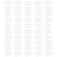 thumbnail image 1 of Healifty 100pcs Tattoos Ink Cups Disposable Ink Cups Makeup Containers Tattooing Pigment Container Tattoos Kits, 1 of 9
