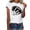 White, variant on Game Day Shirts for Women Football Graphic Shirt Sunday Funday Casual Short Sleeve Crew Neck Tees Tops