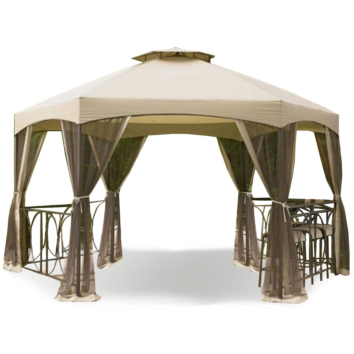 Garden Winds Replacement Canopy for the Trellis Gazebo RipLock 350 