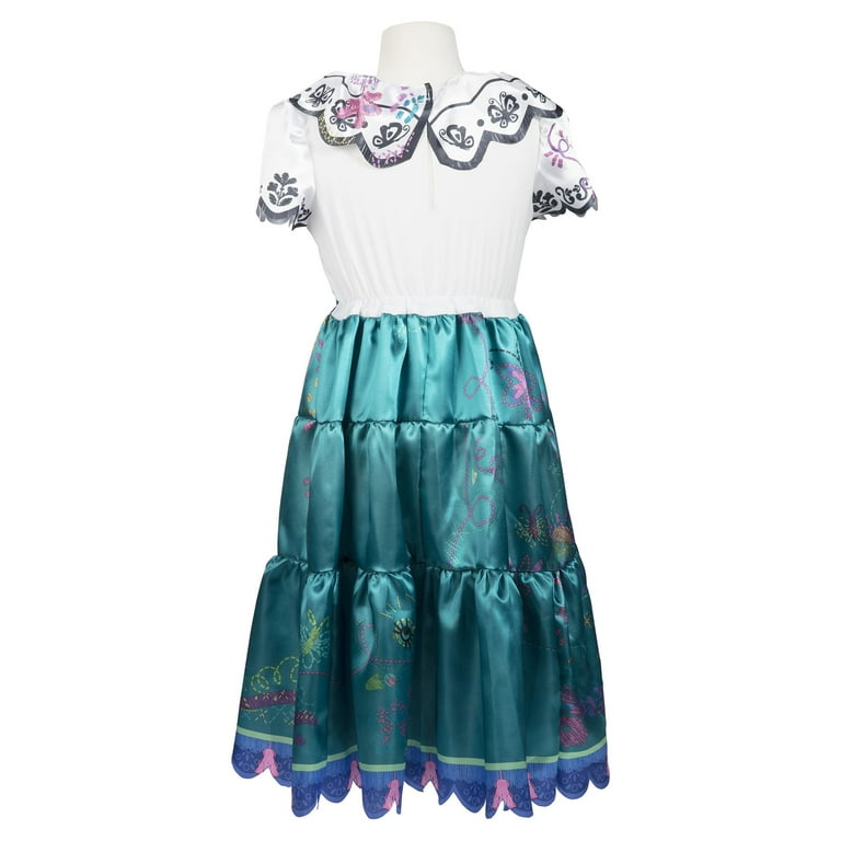 5-13 ans Filles Encanto Mirabel Costume Princesse Dress_c