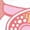 DESERT PINK, variant on Instant Message - Ramen Cat Fitted Short Sleeve Graphic T-Shirt