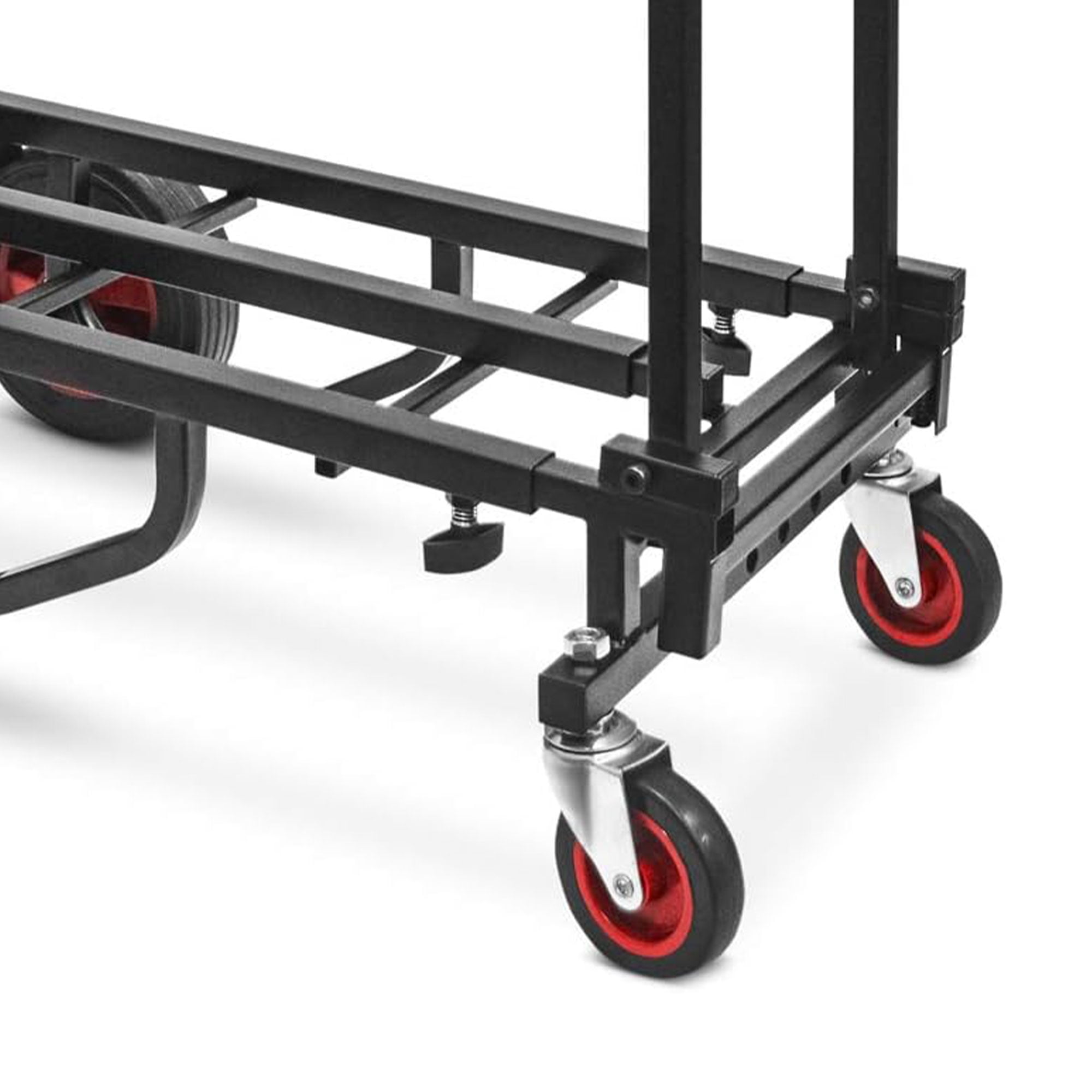 Pyle Compact Adjustable Folding Hand Truck Dolly Platform Multi Cart, Black