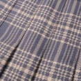 thumbnail image 5 of Seyurigaoka Women Casual Pleated Hem Skirt, High Waist Solid Color/ Plaid Pattern Miniskirt, XS-XXL, 5 of 6