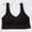 Black, variant on Bxsruta 2 Pack Women's Sports Bra High Impact Support Padded Wireless Racerback Running Bra Beauty Back Everyday Bras Workout Bras Khaki M