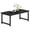 Black, variant on Fnova 63" Industrial Dining Table, 6-8 Person Kitchen Table for Dining Room Kitchen Home Office Restaurant Bistro