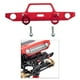thumbnail image 4 of Parachoques delantero RC con grilletes para Axial SCX24 90081 1:24 RC Crawler rojo, 4 of 8