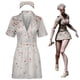thumbnail image 2 of Disfraz de enfermera de la película Silent Hill, cinturón y sombrero manchados de sangre blanca, uniforme de Halloween, vestido elegante de Halloween para mujer, 2 of 5
