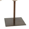 thumbnail image 6 of 8" x 12" Pink Polystone Textured Starfish Sculpture with Copper Stand, by DecMode, 6 of 13
