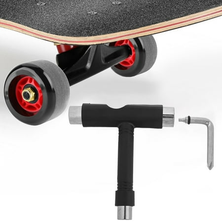 

Screwdriver Tool Assembly T-Shape Wrench Wrench Skateboard Spanner Adjust Skateboard Main Bridge Nails For Loosen Skateboard End Nuts