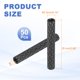 thumbnail image 2 of 50Pcs M2 x 25mm Separador de aluminio estriado para drones RC Quadcopter FPV Piezas de bricolaje (Negro, 3.5mm OD), 2 of 7