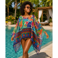 thumbnail image 2 of Up2date Fashion Chiffon Poncho Shawls Capelets for women Chiffon Wraps and Evenin g Beach Cover Up, 2 of 4