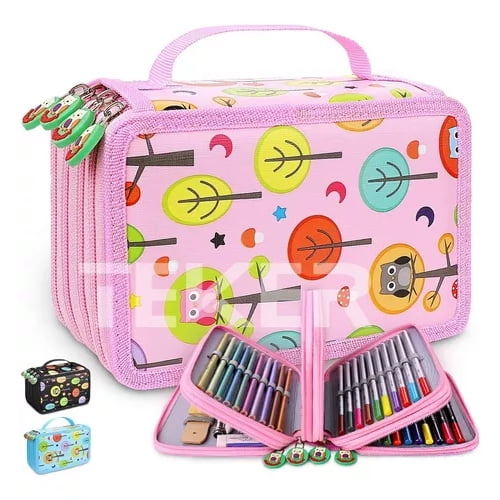 Organizador Estuches Para Lápices Para 72 Lápices Y Plumones Estuches para Lapices Pencil Case IFORU Gao Jiahui unisex