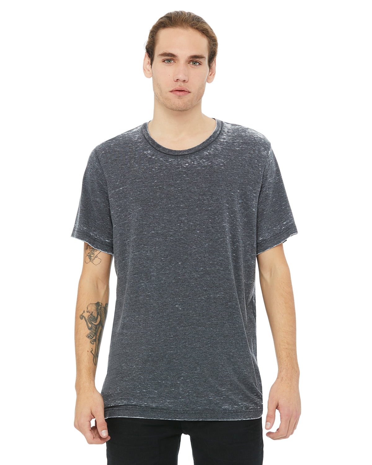 BELLA+CANVAS - The Unisex Poly-Cotton Short-Sleeve T-Shirt - GREY ACID ...