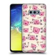 thumbnail image 1 of Head Case Designs Cutesy Doodles Pig Soft Gel Case Compatible with Samsung Galaxy S10e, 1 of 7