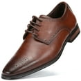 thumbnail image 5 of Gallery Seven Punctured Leather Oxford Dress Shoes for Men, 5 of 6
