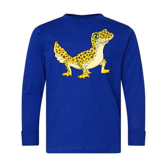 Inktastic Cute Leopard Gecko Long Sleeve Youth T-Shirt